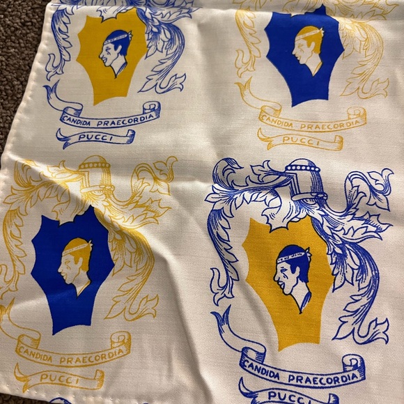 PUCCI scarf 16” square - Picture 3 of 3